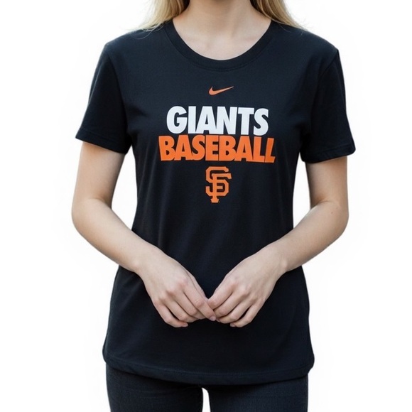 Nike San Francisco Giants Dri-FIT Baseball T-Shirt in Black Size XS - Picture 1 of 8